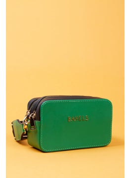 Bahels Women's Green Special Design Two-Compartment Box Shoulder Bag  - Image 1