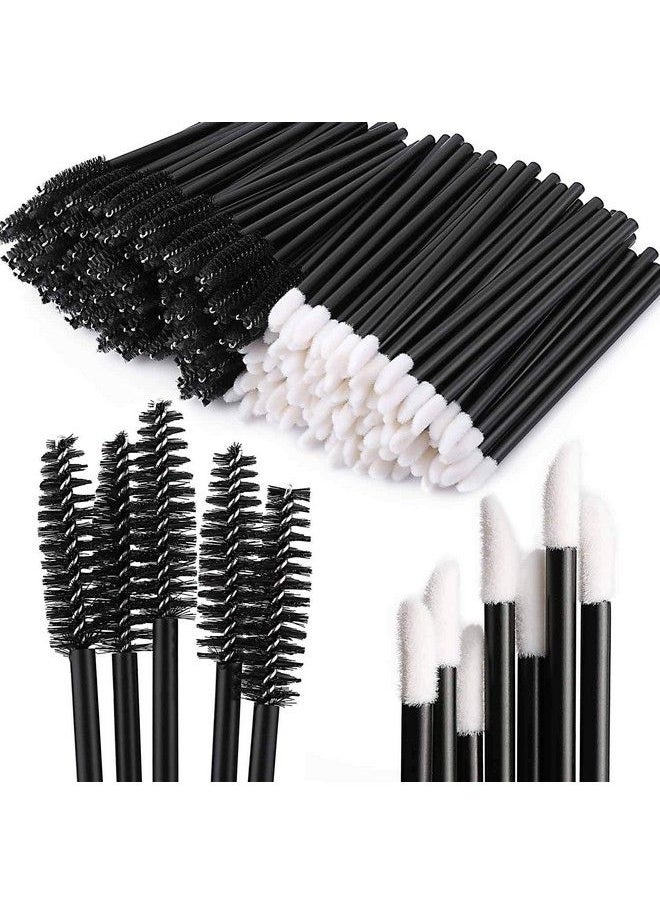 Tbestmax 200 Disposable Mascara Wand Spoolies And Lip Brushes Lipstick Lipgloss Applicator For Eyebrow Eyelash Extension Makeup Kits  - Image 2