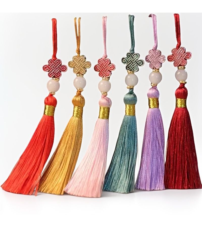 36pcs Polyester Chinese Knot Tassels Wedding Decorative Hanging Ornaments Random Color - Image 2