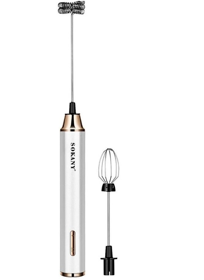 sokany 2 IN 1 USB Rechargeable Milk Frother & Egg Beater(sk-02018)  - Image 2