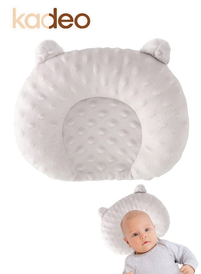 kadeo Nursing Pillow and Positioner, for Breastfeeding and Bottle Feeding, Machine-Washable Head and Neck Support, Tummy Time, , Awake-Time Support Grey - Image 3