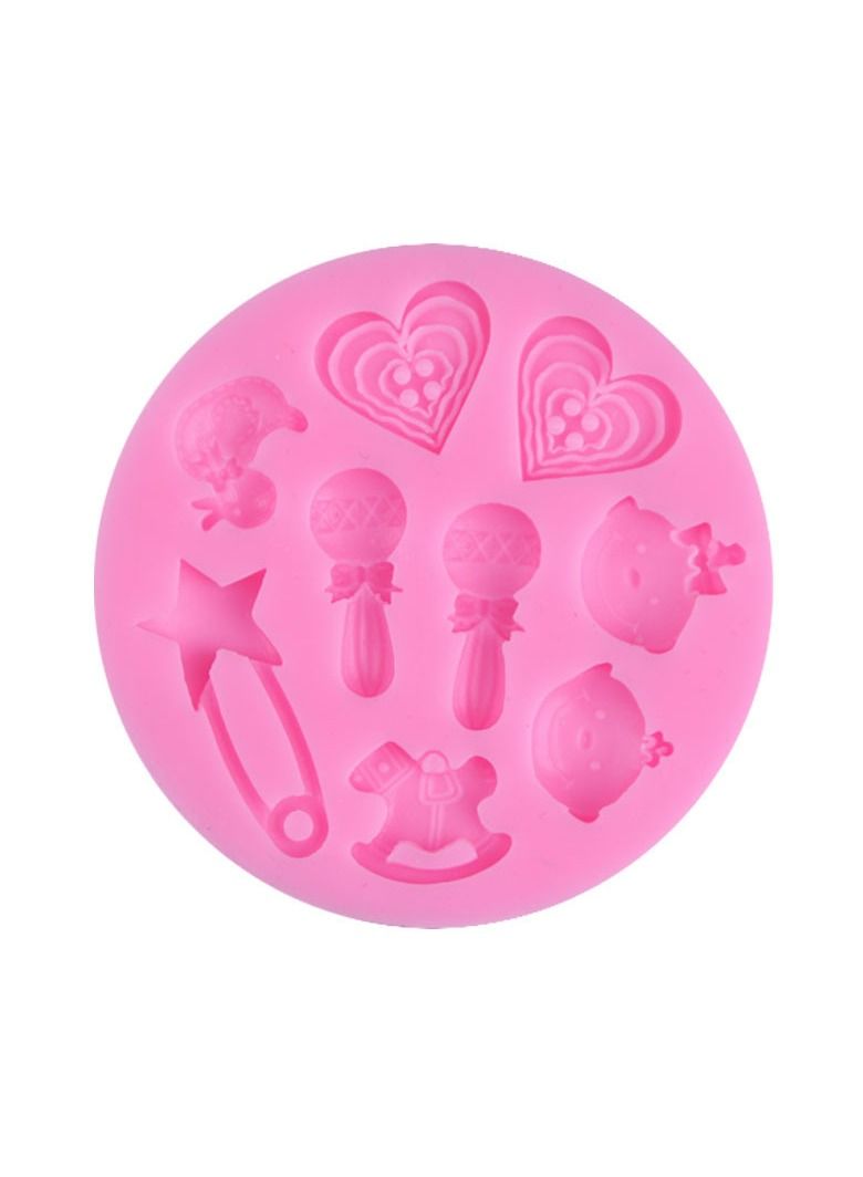 الأزرق جي دبليو قطعتين من نوع ديكور كعكة الشوكولاته العفن - Image 2