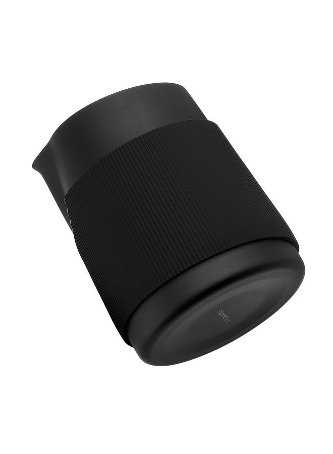 Normcore Handleless Milk Pitcher - Espresso Steaming Pitcher with Round Spout - 18/8 Stainless Steel Milk Frothing Jug, Black Non-Stick - Premium Barista Tools - Black - 15.2 oz (450 ml) - Image 2