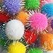 RIMOBUL 40PCS 15INCH New Generation Extra Large Cats Favorite Chase Glitter Ball Toy Sparkle Pom Pom Balls - Image 3