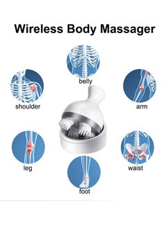 EVEREEN Electric Head Massager, 3D Wireless Scalp Massager, Waterproof Body Massage Health Care Shoulder Neck Deep Tissue Kneading Massage  - Image 5