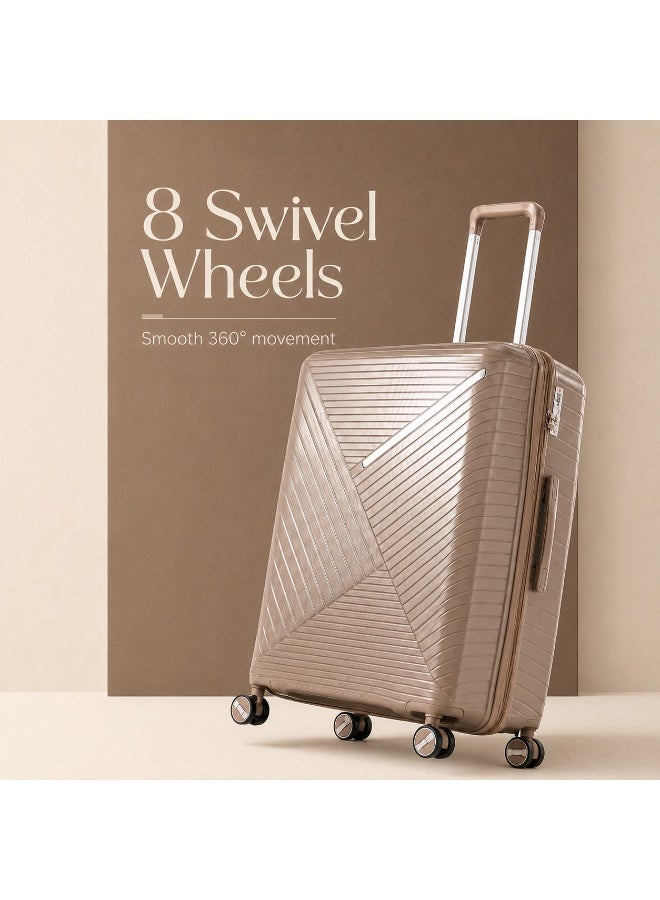 3-Piece Anti-Break Luggage Set, Durable Travel Suitcases with Spinner Wheels and Built-in Security Lock, Shock-Resistant Design for Heavy Use - Image 5