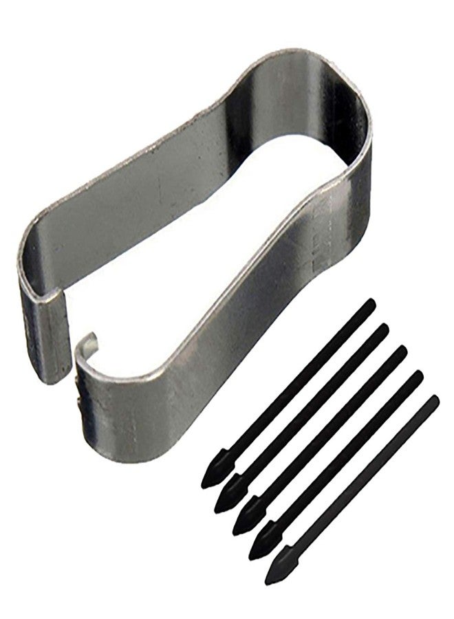 Bestdealing 5 Piece Galaxy S21 Ultra Pen Tip S7 FE Stylus Tips Replacement Tab S6 Lite S7 Pen Tips Nib with Tweezer for Samsung Galaxy S22 Ultra 5G Pen Tip Repair Tab S7+ Stylus S Pen Tips (No Pen) (Black) - Image 1