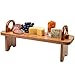 SPEShh Acacia Wooden Serving Board on Stand Ã¢â‚¬â€œ Contemporary Raised Wooden Serving Platter Ã¢â‚¬â€œ Elegant - Image 2