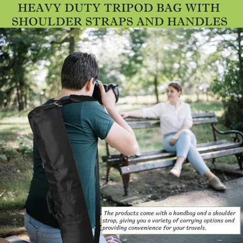 BLIRITEL 276 inch Tripod Carrying Case Heavy Duty Padded Tripod Bag with Shoulder Strap for Light StandMonopodsUmbrellasSoftboxBoom Stands and Photography Accessories 276 x 512 Inch - Image 3