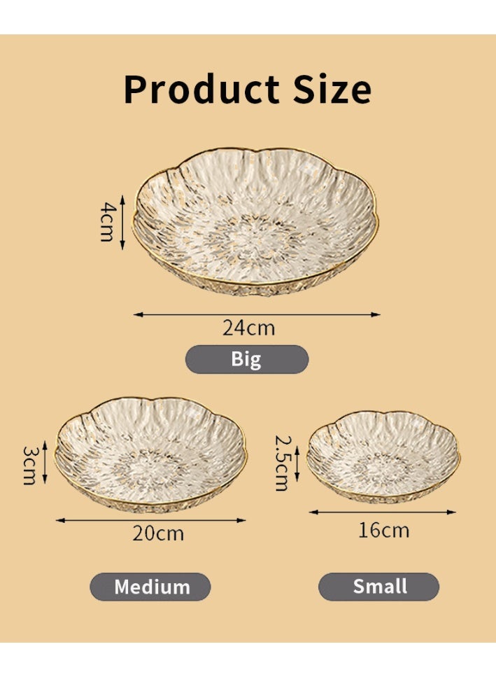 Transparent Plastic Fruit Tray Home Living Room Snack Plate PE Material Easy to Clean Fruit Serving Dish - Image 5