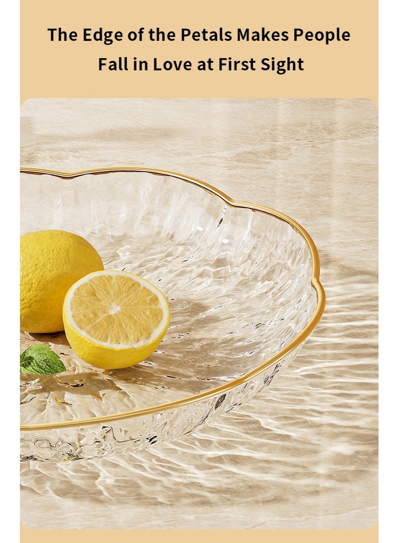 Transparent Plastic Fruit Tray Home Living Room Snack Plate PE Material Easy to Clean Fruit Serving Dish - Image 3