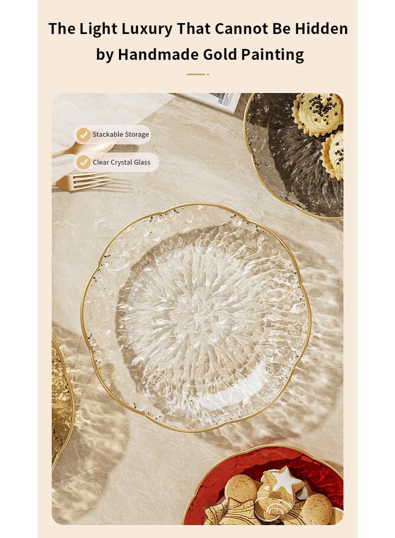 Transparent Plastic Fruit Tray Home Living Room Snack Plate PE Material Easy to Clean Fruit Serving Dish - Image 2