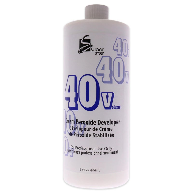 Super Star Cream Peroxide Developer 40 Volume - 32 Oz - Image 1