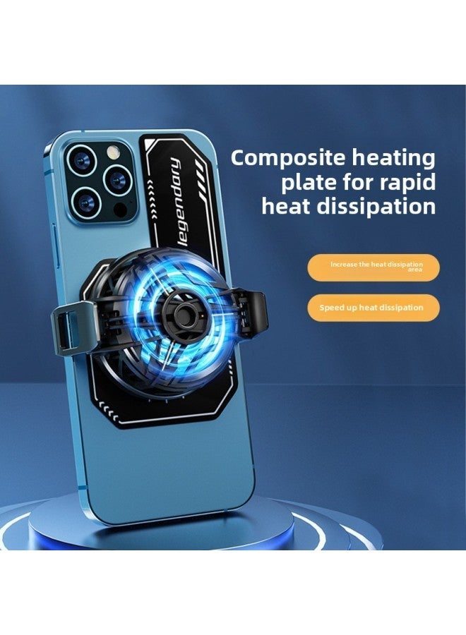 Explosions Of Mobile Phone Radiator Heat-equating Sheet Semiconductor Refrigeration Surface Amplifier Upgrade Three Generations Cooling Composite Sheet-Colour:Heat Sink—upgraded Magnetic Dual Version - Image 2
