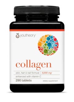 youtheory Youtheory, Collagen, 6,000 mg, 290 Tablets  - Image 1