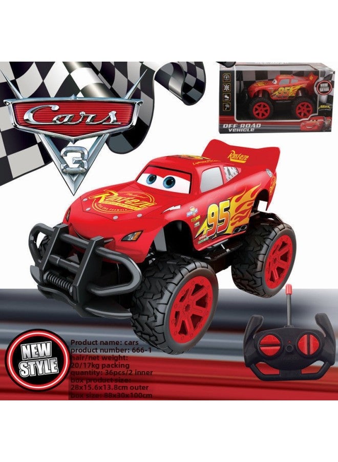 Remote Control Racing Story Toy Lightning McQueen Rechargeable Car Model Remote Control Car Boy Toy Simulation Racing Car-Color:Off-road Model [without Battery]  - Image 1