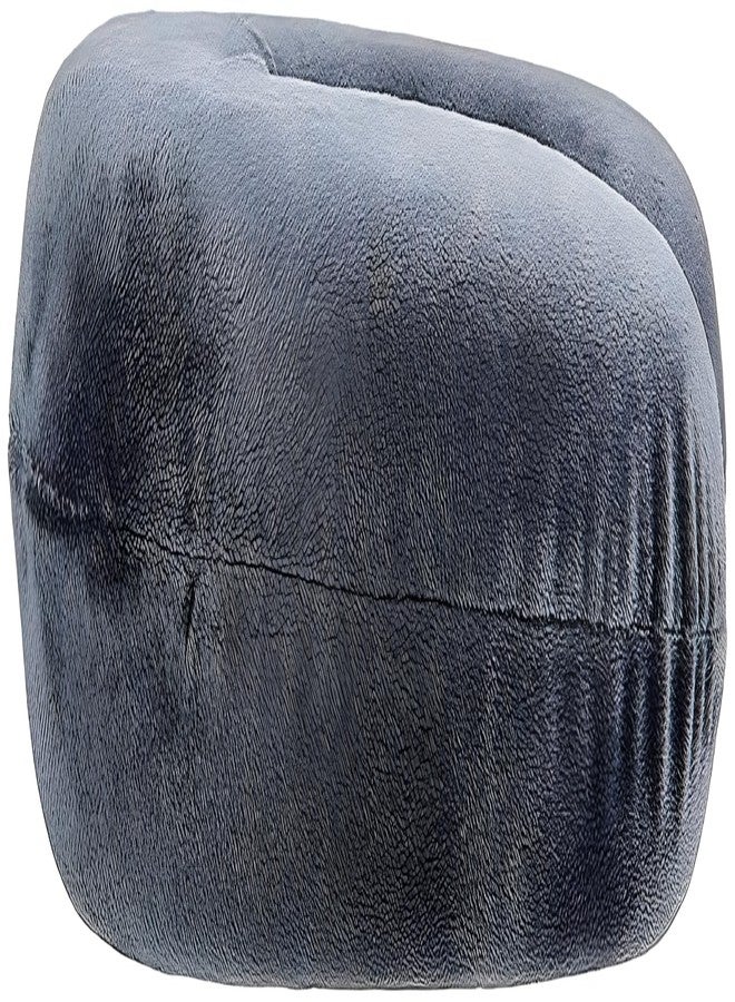 Everstep Unisex U-Shaped Neck Rest Pillow for Travel Micro Fibres Soft Cushion (Grey) (Pack of 1) - Image 4