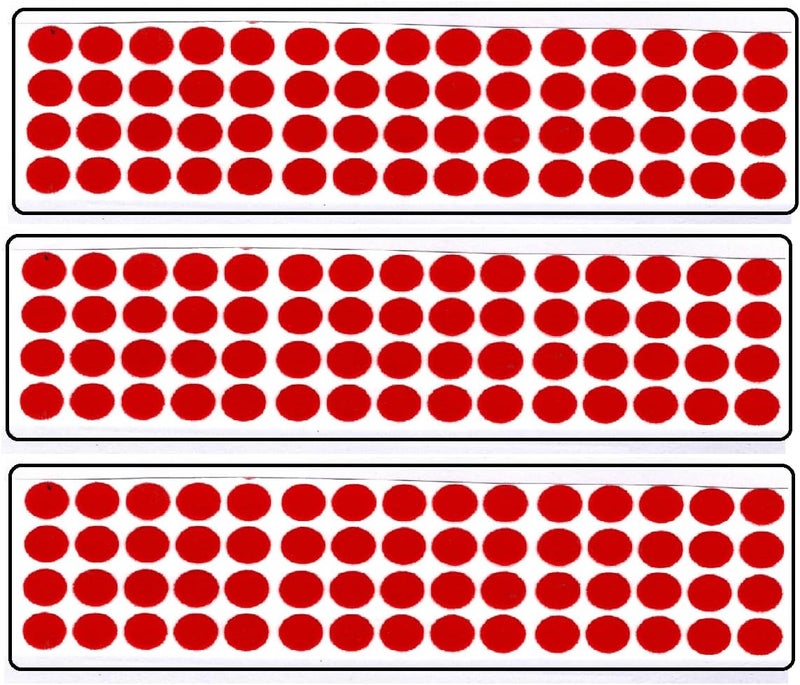 Accessorize Kingdom Light sturdy raw material Premium Bindi Sticker Pack |Bindis for Women & Girls |Reusable, Skin-Friendly Bindis | Daily & Festive Wear | Bindi for All Occasions | Pack of 3 | (Red AK17, 9mm) Ergonomic build - Image 1