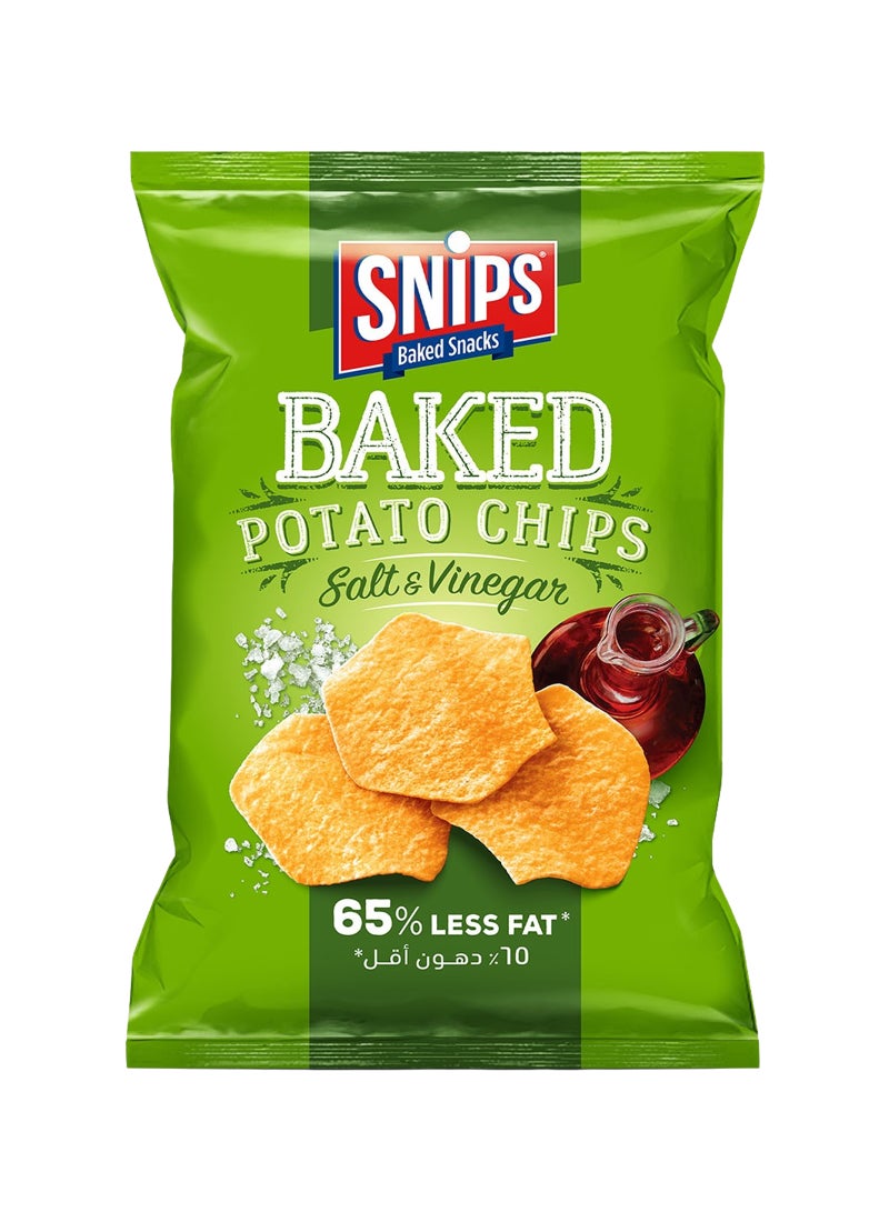 Snips Salt & Vinegar Baked Potato Chips 150g - Image 1