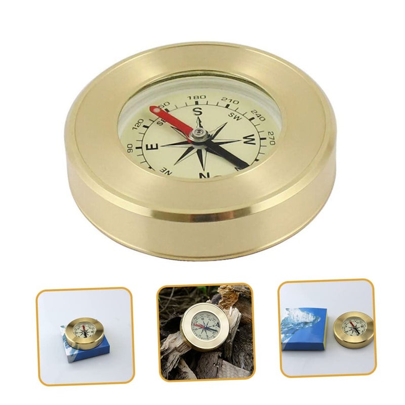 Portable Pocket Compass Luminous Pointer Grade Navigation Mini Compass - Image 5