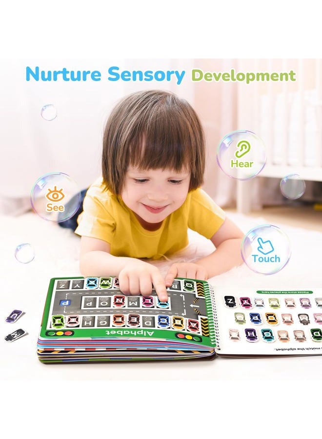 JoyCat Preschool Busy Book for Toddlers 3-5, Learning Activities, Educational Sensory Toys, Autism Learning Material, Back to School, Birthdays Presents for Boys Girls - Image 2