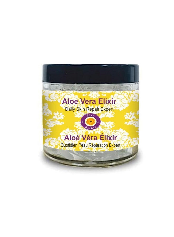 Deve Herbes Aloe Vera Gel (Elixir) | Made with 100% Pure Aloe Vera | Deeply Moisturizing & Hydrating | Daily Skin & Hair Care | For All Skin Types | 100gm - Image 1