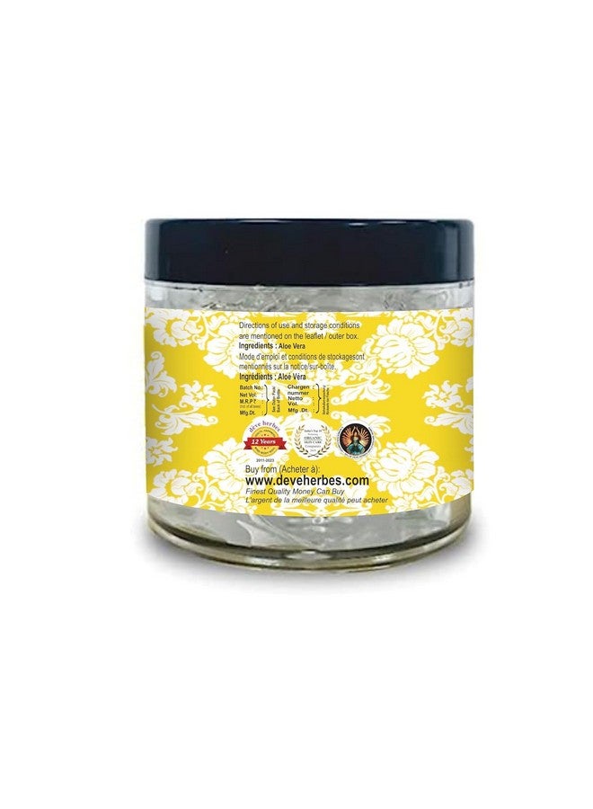 Deve Herbes Aloe Vera Gel (Elixir) | Made with 100% Pure Aloe Vera | Deeply Moisturizing & Hydrating | Daily Skin & Hair Care | For All Skin Types | 100gm - Image 3