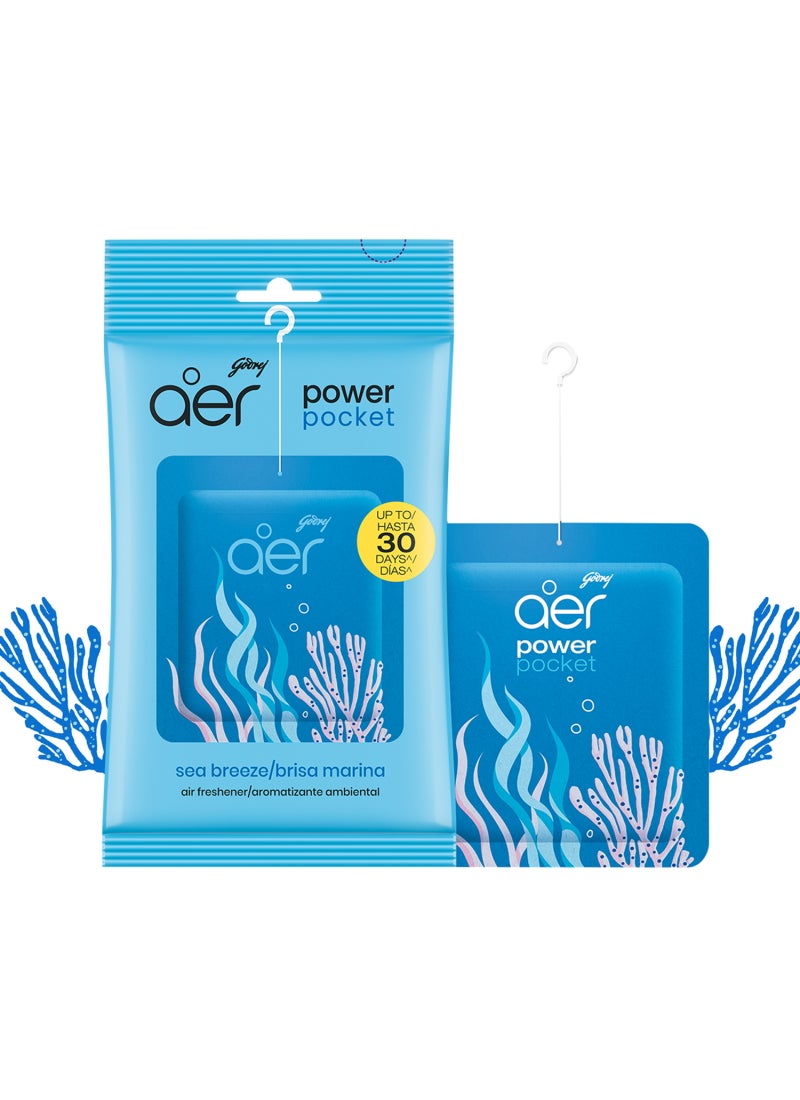 Godrej Aer Power Pocket Sea Breeze 10g - Image 1