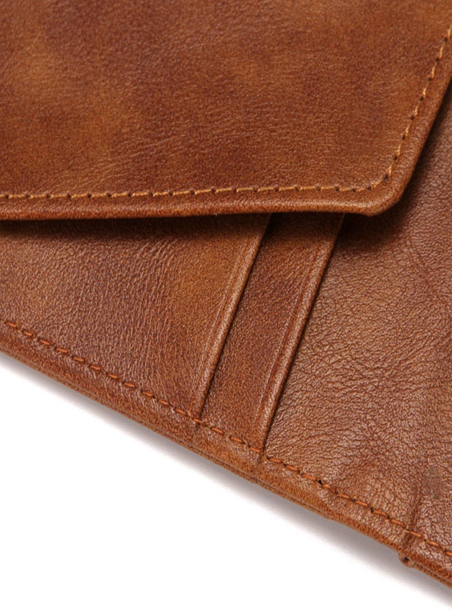 New Fashion Men Money Clip Faux Leather Slim Wallet ID Credit Card Holder Cash Clip - Image 4