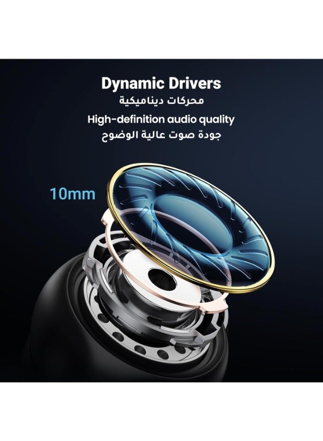 USB C Wired Earphones with Microphone for iPhone 15/15 Plus/15 Pro/15 Pro Max and Samsung S23/S23 Ultra, S22/S22 Ultra, S21, A04, Redmi Note 12/12 Pro, OnePlus, In-Ear - Image 3