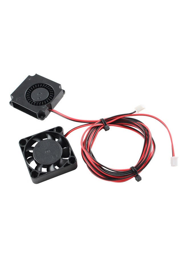 NIBEMINENT Cooling Fan DC 24V Compatible with Ender 3 Black/Red  - Image 1