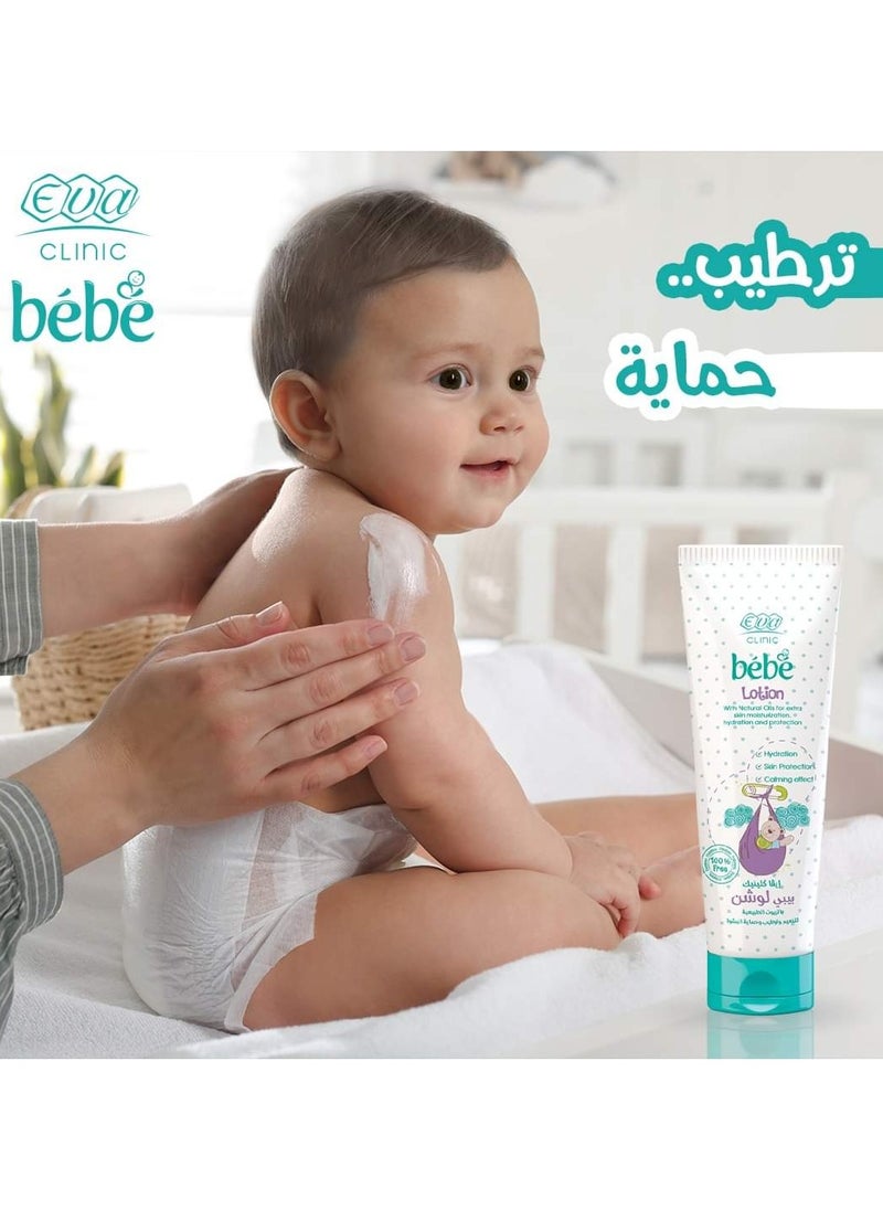 Eva Eva Clinic Bebe Lotion with Natural Oils For Extra Skin Moisturization Hydration and Protection - 200 ml  - Image 2