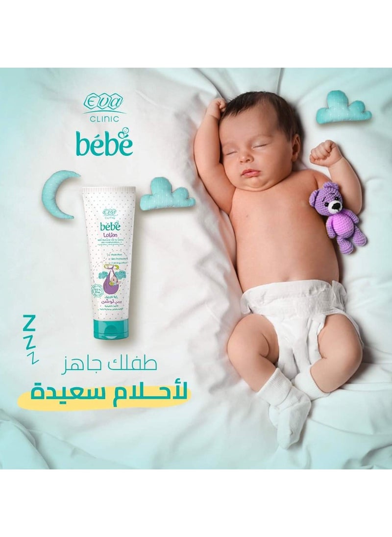 Eva Eva Clinic Bebe Lotion with Natural Oils For Extra Skin Moisturization Hydration and Protection - 200 ml  - Image 4