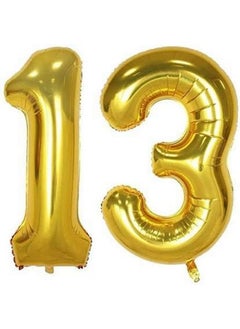 توي إكس إي مجموعة لافتة عيد الميلاد الثالث عشر من TOYXE مكونة من 30 قطعة من البالونات المعدنية والرقمية والنجمية  - Image 1