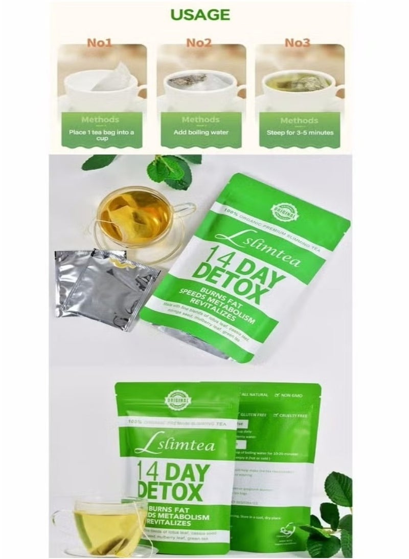 شاي ذكي شاي تومي سليم للتنحيف – شاي أعشاب للتخسيس وإزالة السموم، يدعم الهضم الصحي والتمثيل الغذائي، 14 كيس - Image 5