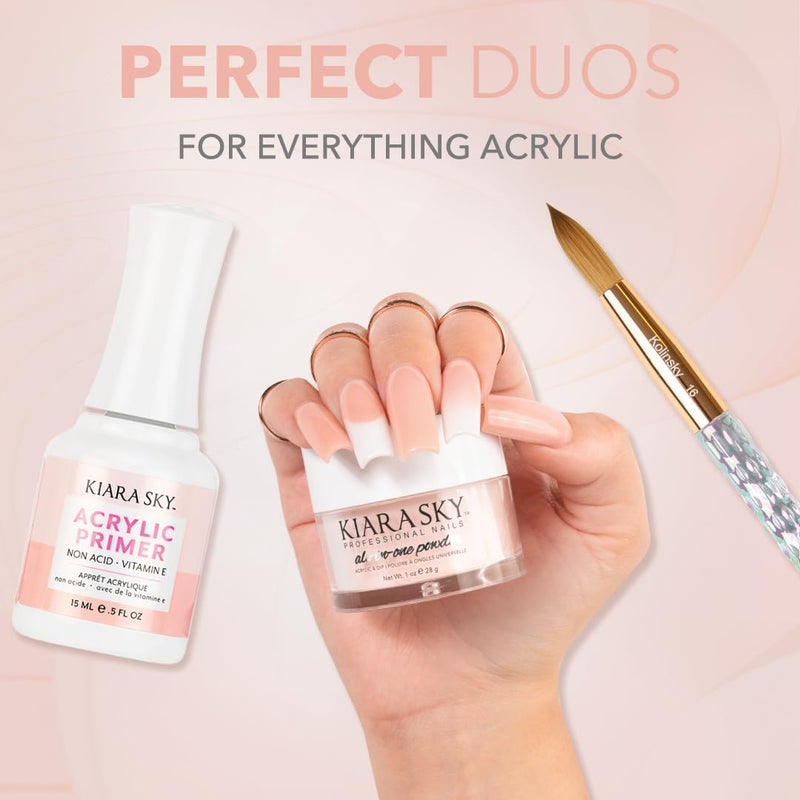 KIARA SKY Acrylic Primer 0.5 Fl Oz | low odor, Vitamin E, Non Acid - Image 3