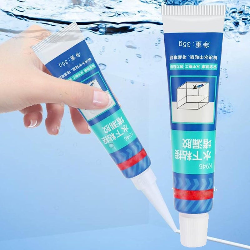 Excefore Heavy Duty Leakage Plugging Adhesive, Nano Leakage Plugging Adhesive, Waterproof Sealant, Pool Tile Underwater Special Adhesive Sealing Glass Adhesive, All-Purpose Repair Glue (2Pcs) - Image 2