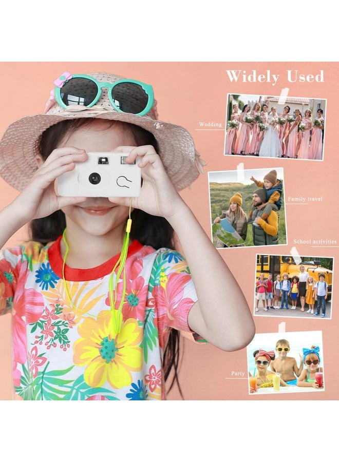 LEIFIDE 8 Pcs Disposable Camera Bulk for Wedding Single Use One Time 35mm Camera with Flash Color Film for Photography Anniversary Travel Camp Party Supplies(Cute Color) - Image 5