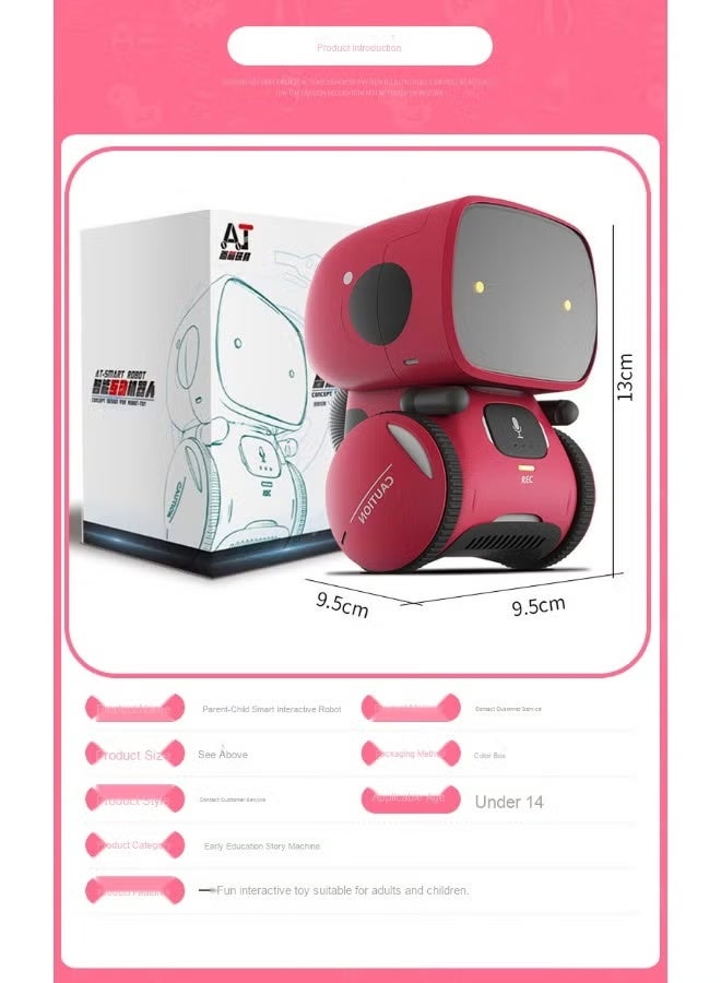 أر إيه سي لعبة روبوت تويسُو الذكي الصغير للأطفال - روبوت ناطق تفاعلي يُتحكم به صوتيًا مع أضواء وأصوات، لعبة تعليمية للأولاد والبنات من عمر 3 سنوات فما فوق - Image 2