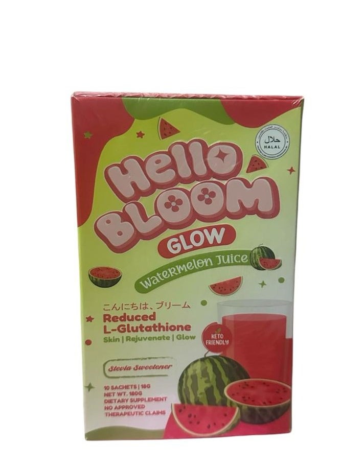 Luxe Slim hello bloom watermelon juice 