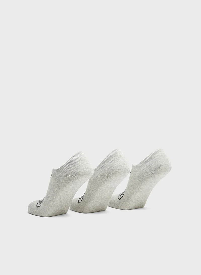 إيكو يو إن إل تي دي. 3 Pack Logo No Show Socks