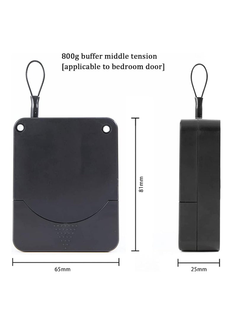 إيفرين جهاز إغلاق الباب متعدد الوظائف بدون ثقوب مع كشف تلقائي يغلق جميع الأبواب تلقائيًا للمنزل أو المكتب (800 جرام) - Image 2