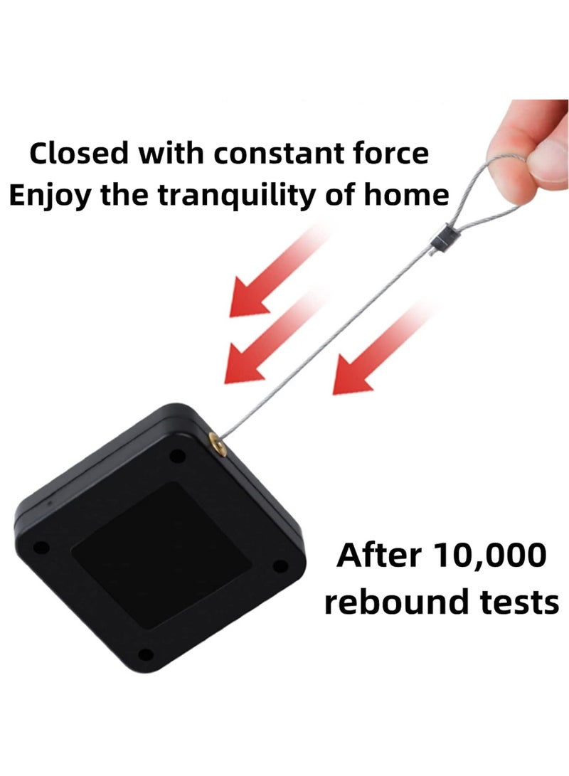 إيفرين جهاز إغلاق الباب متعدد الوظائف بدون ثقوب مع كشف تلقائي يغلق جميع الأبواب تلقائيًا للمنزل أو المكتب (800 جرام) - Image 3