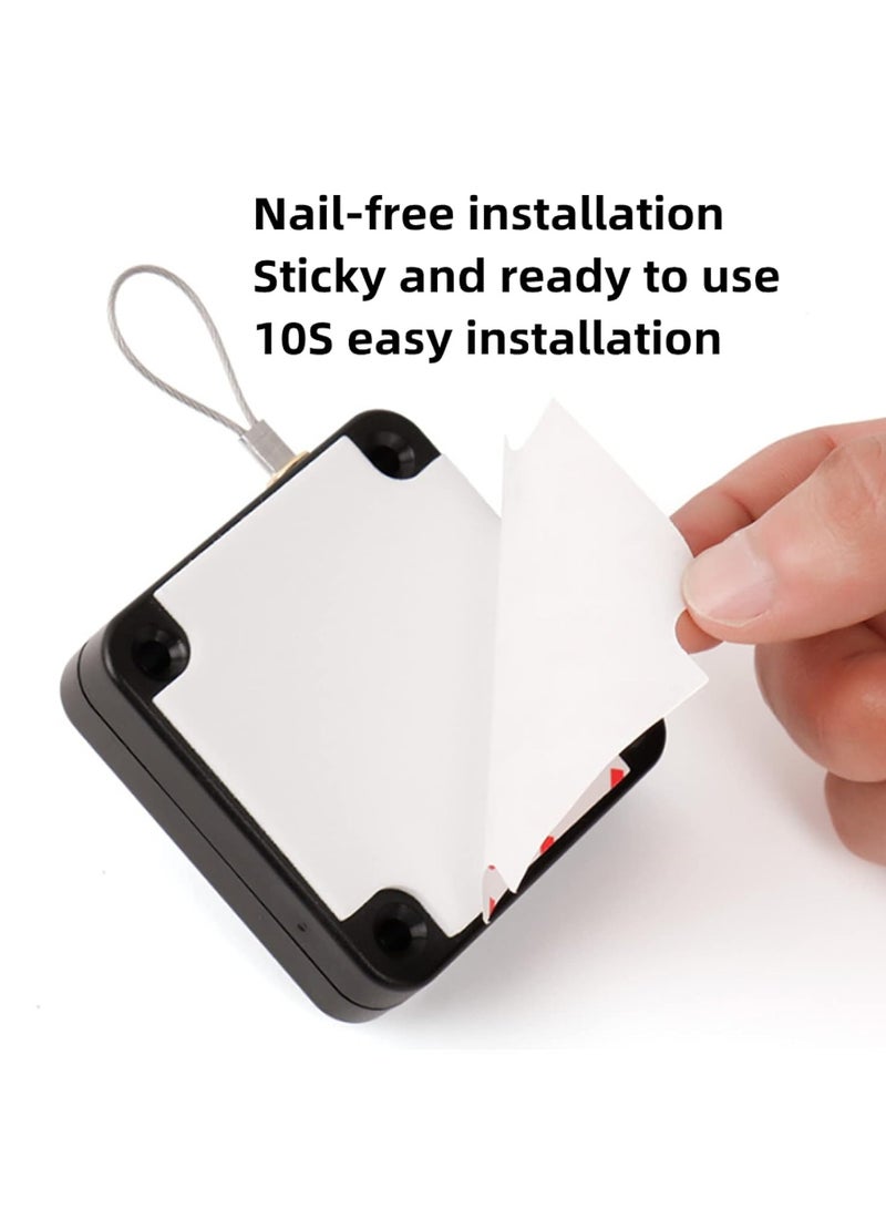 إيفرين جهاز إغلاق الباب متعدد الوظائف بدون ثقوب مع كشف تلقائي يغلق جميع الأبواب تلقائيًا للمنزل أو المكتب (800 جرام) - Image 4