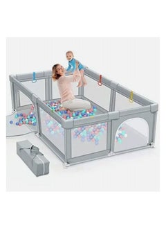 Piccasio PICCASIO™ Baby Playpen Large, Playpen Fence for Toddler, Extra Large Play Yard with Gate - Packable and Portable Toddler Safety Activity Center. Sturdy Playpen with Balls & Accessories  - Image 2