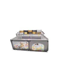 Piccasio PICCASIO™ Baby Playpen Large, Playpen Fence for Toddler, Extra Large Play Yard with Gate - Packable and Portable Toddler Safety Activity Center. Sturdy Playpen with Balls & Accessories  - Image 4