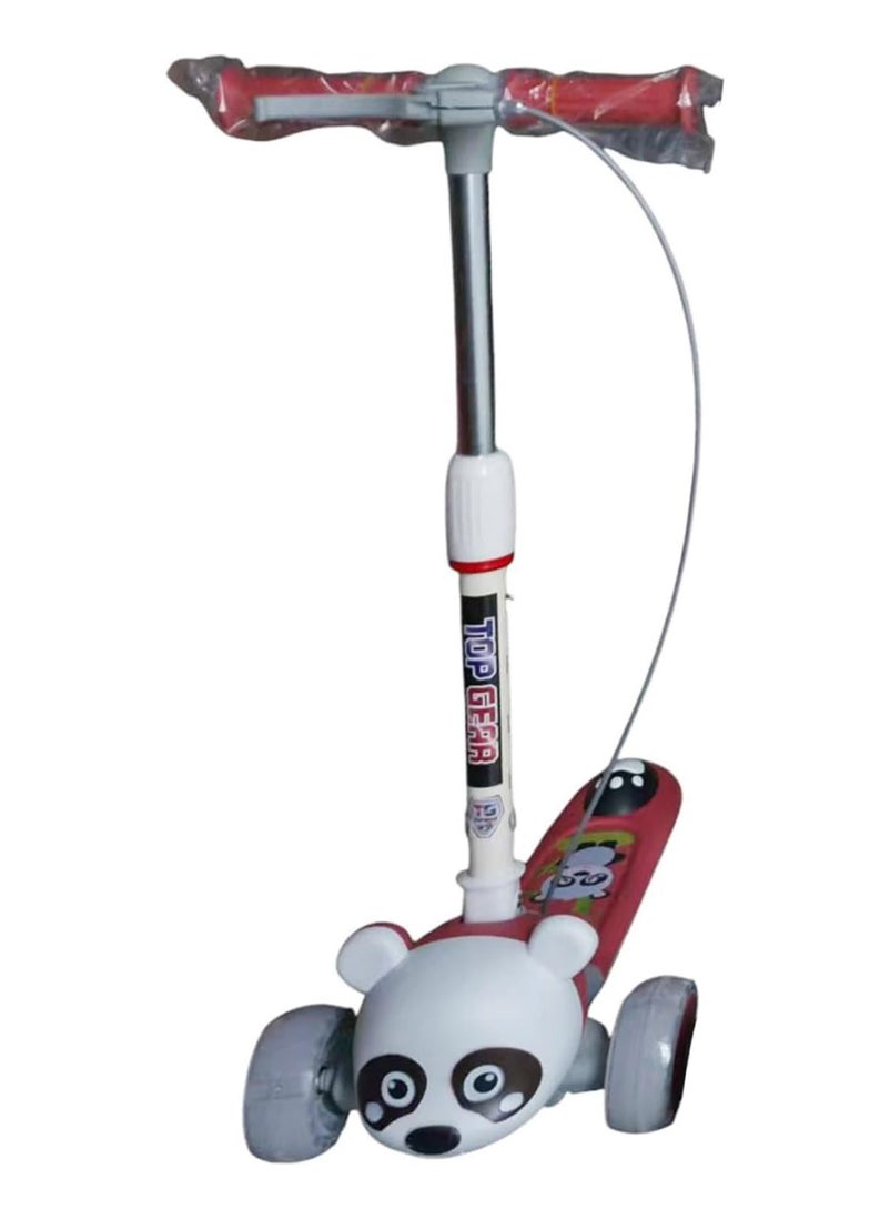 Top Gear Top Gear Kick Scooter TG 633 for Kids Ages 3-8 Foldable - 3 Wheel Scooter and Adjustble Height - Red 
