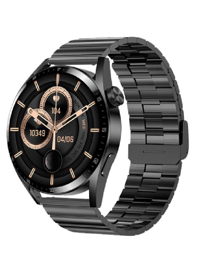 LEVORE ساعة ذكية LWS323 بشاشة 1.5 بوصة باللون الأسود