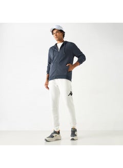 Kappa Kappa Solid Hooded Sweatshirt with Pockets  - Image 2
