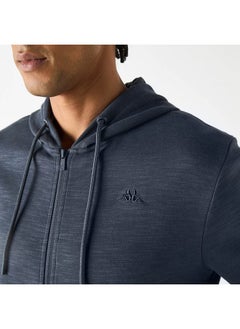 Kappa Kappa Solid Hooded Sweatshirt with Pockets  - Image 4